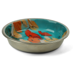 Миска металлическая на резинке "Маки", 0,25л, Triol