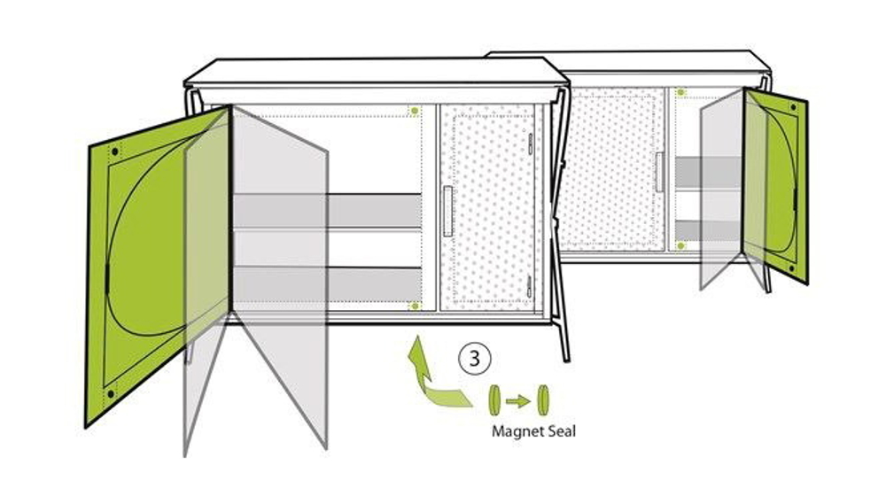 Складная стол-кухня Outwell Richmond Kitchen Table 2020 [531156]