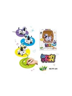 Робот-собачка HappyCow 777-614, сенсор, движется по линии, свет, звук