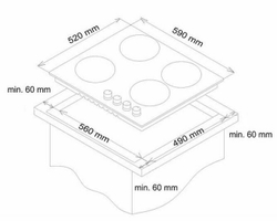 Варочная поверхность электрическая SIMFER H60D14W016