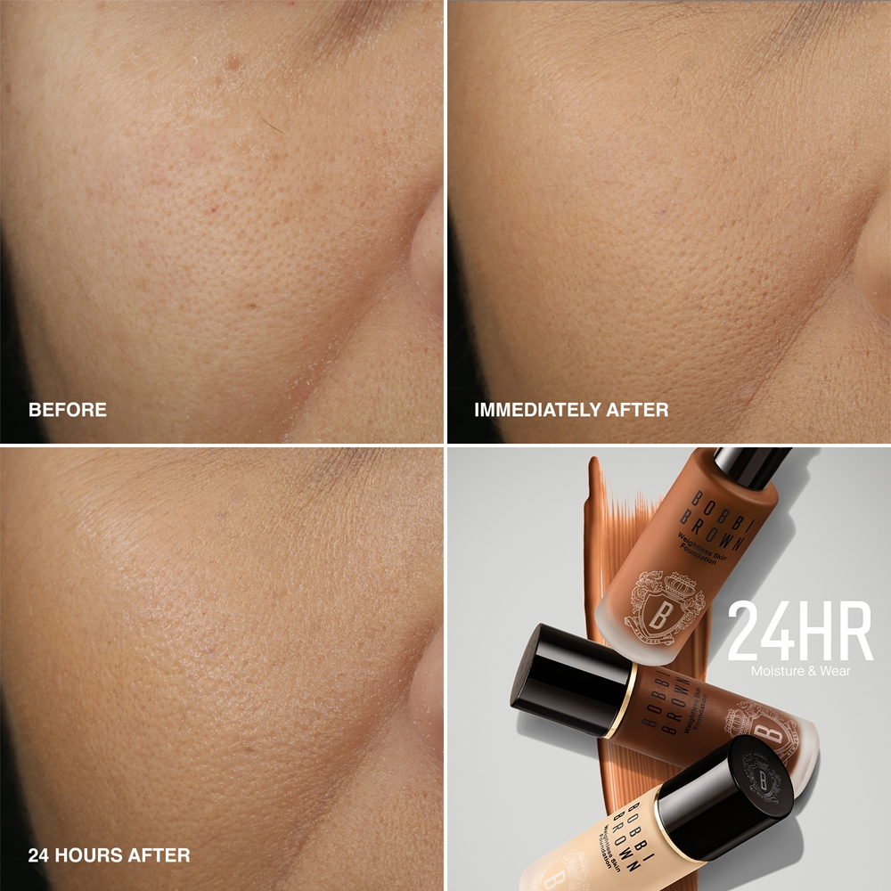 Bobbi Brown Weightless Skin Foundation SPF 15 - Тональная основа: травяной подклад с увлажняющим действием оттенок Ivory, 30 ml
