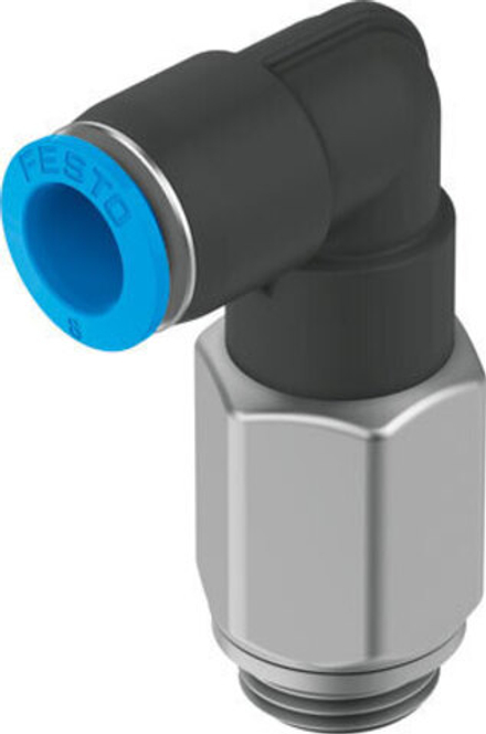 QSLL-G1/8-6-100 Угловой фитинг с цанговым зажимом, удлиненный