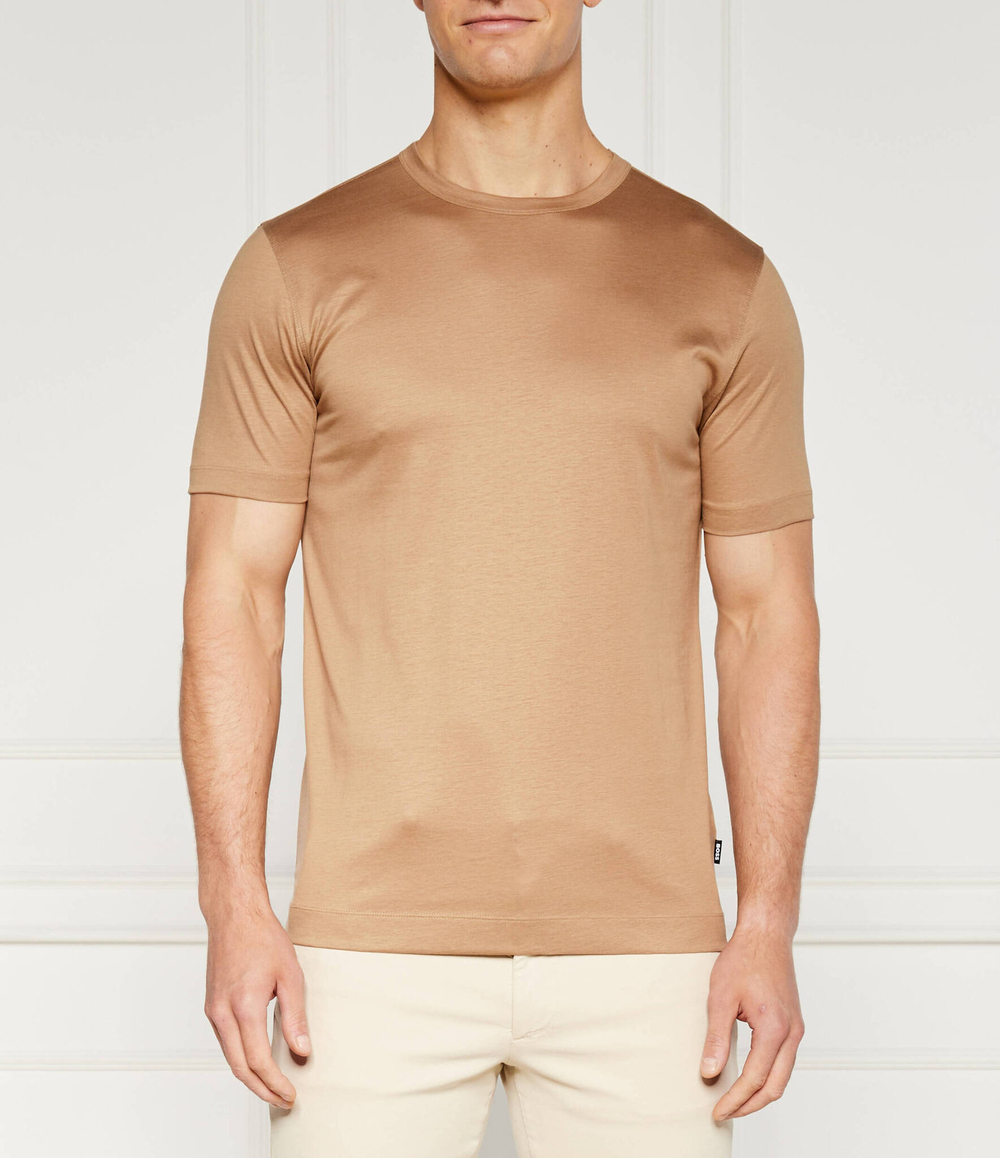 Футболка Thompson BOSS BLACK - бежевый(50513674)