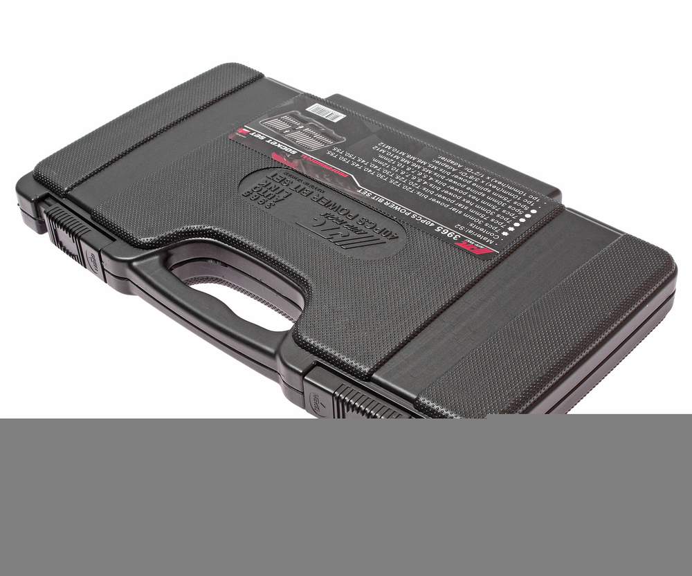 Набор бит 1/2" 3/8" SPLINE, TORX, HEX с держателем 40 предметов в кейсе JTC