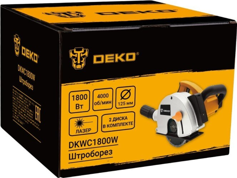 Штроборез сетевой DEKO DKWC1800W 083-1098