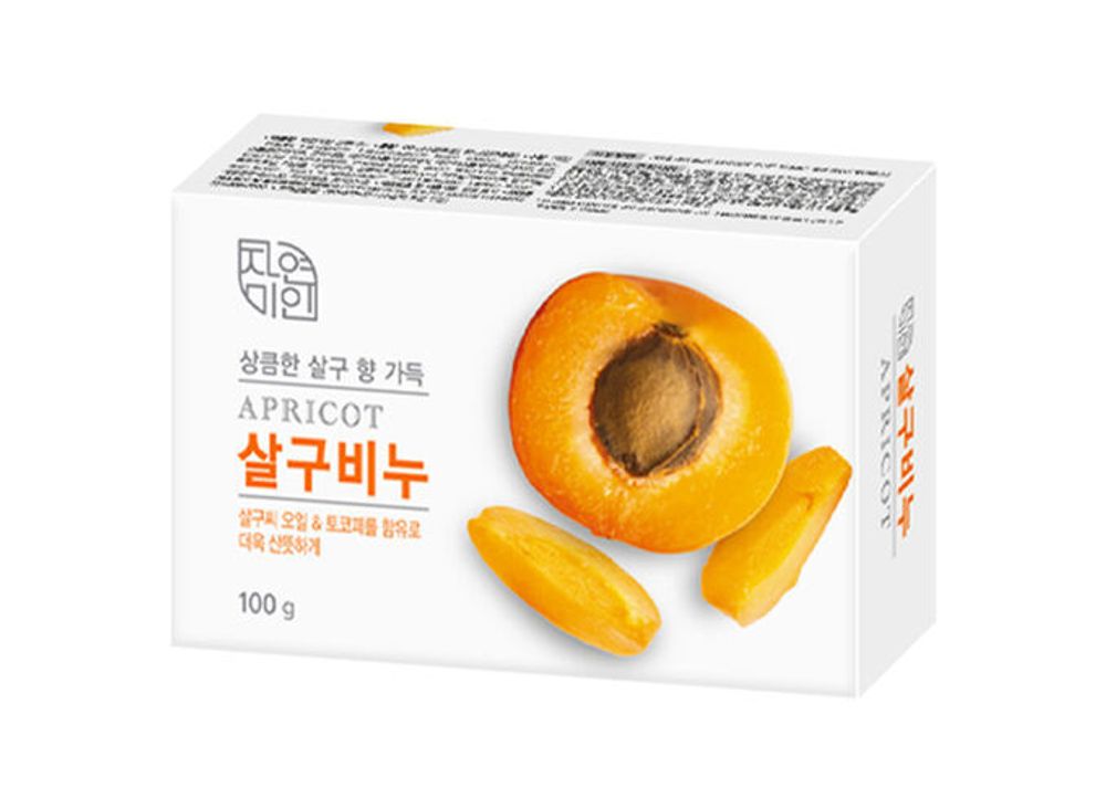 Мыло туалетное абрикосовое 100гр / MUKUNGHWA Rich Apricot Soap 100g
