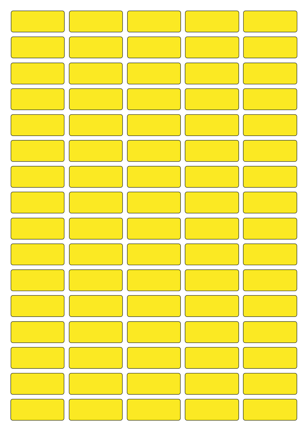 Виниловые наклейки для маркировки Policomprint М8, 25х10 мм. 80 шт.