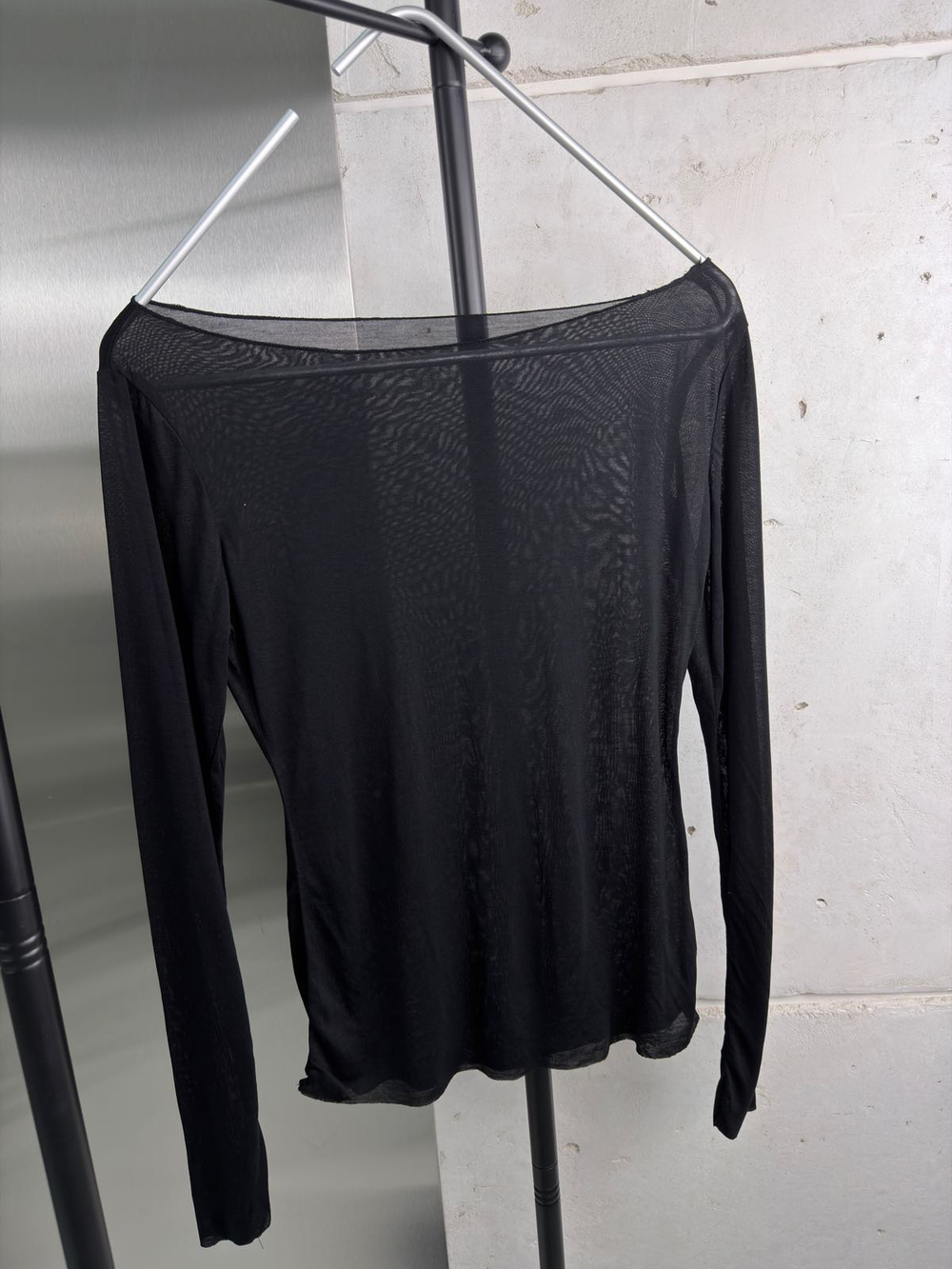 Лонгслив женский арт. 0100 цвет "чёрный"