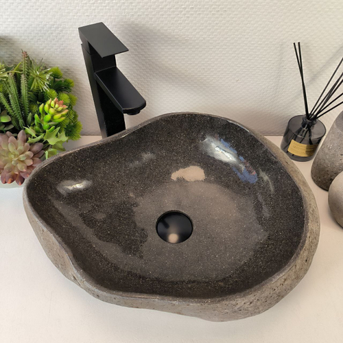 Раковина из речного камня RS-65375 48*38*14 0861