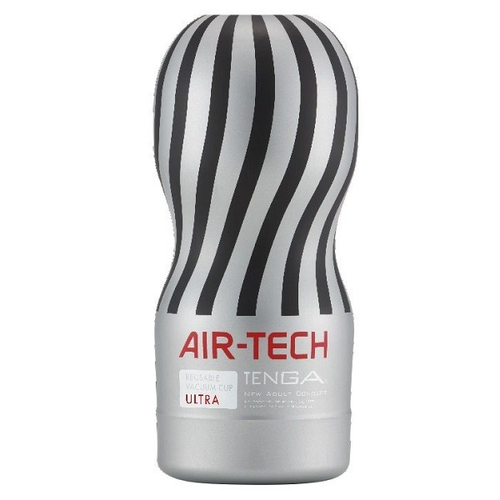 Серый мастурбатор 18,1см Tenga Reusable Vacuum Cup Ultra ATH-001G