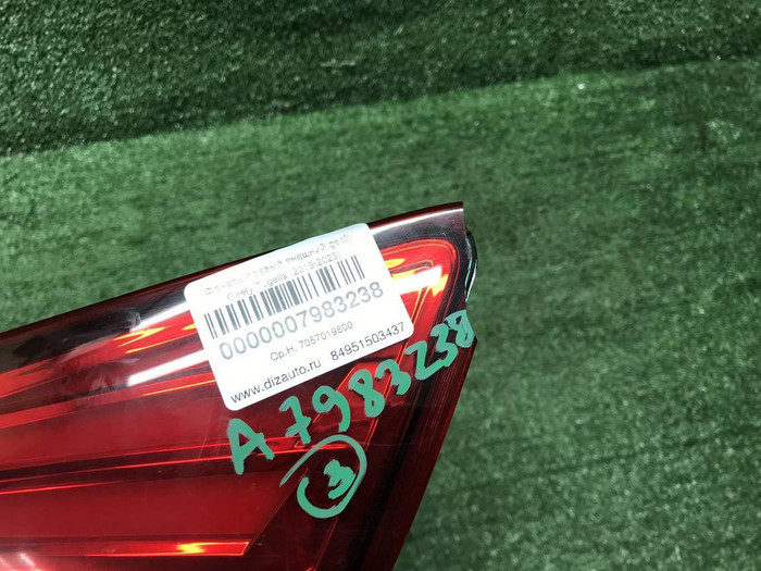 Фонарь правый внешний Geely Tugella (2019-2024)