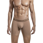 Коричневые удлиненные трусы-боксеры Britanica Long Boxer (Размер: S) (Цвет: коричневый)