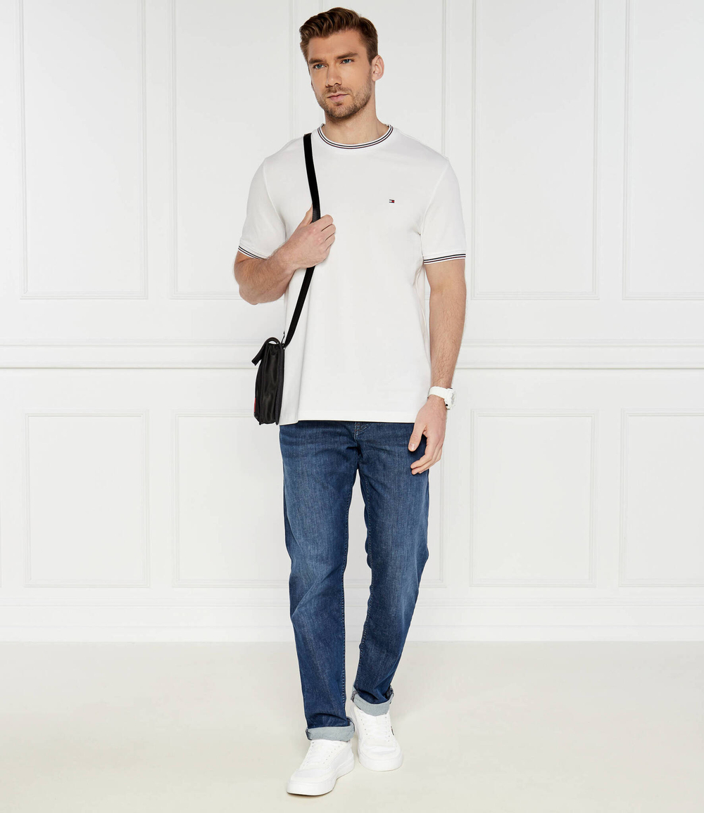 Футболка RWB TIPPED COLLAR TEE Tommy Hilfiger - белый(MW0MW35680)