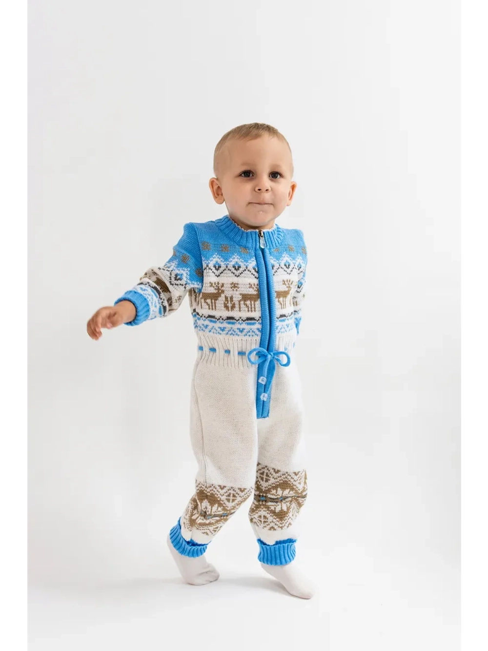 Комбинезон вязаный