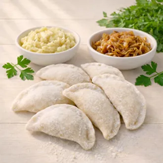 Вареники пост с капустой и картошкой / 500 гр