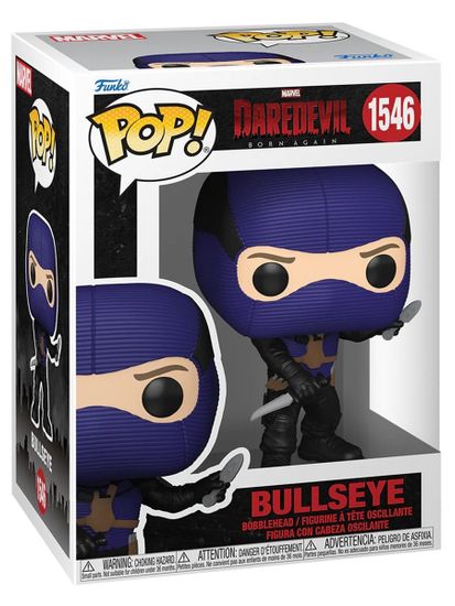 Фигурка Funko POP! Bobble Marvel Daredevil Born Again Bullseye (1546) 75897 / Фигурка Фанко ПОП! по мотивам сериала "Сорвиголова: Рожденный заново", Меченый