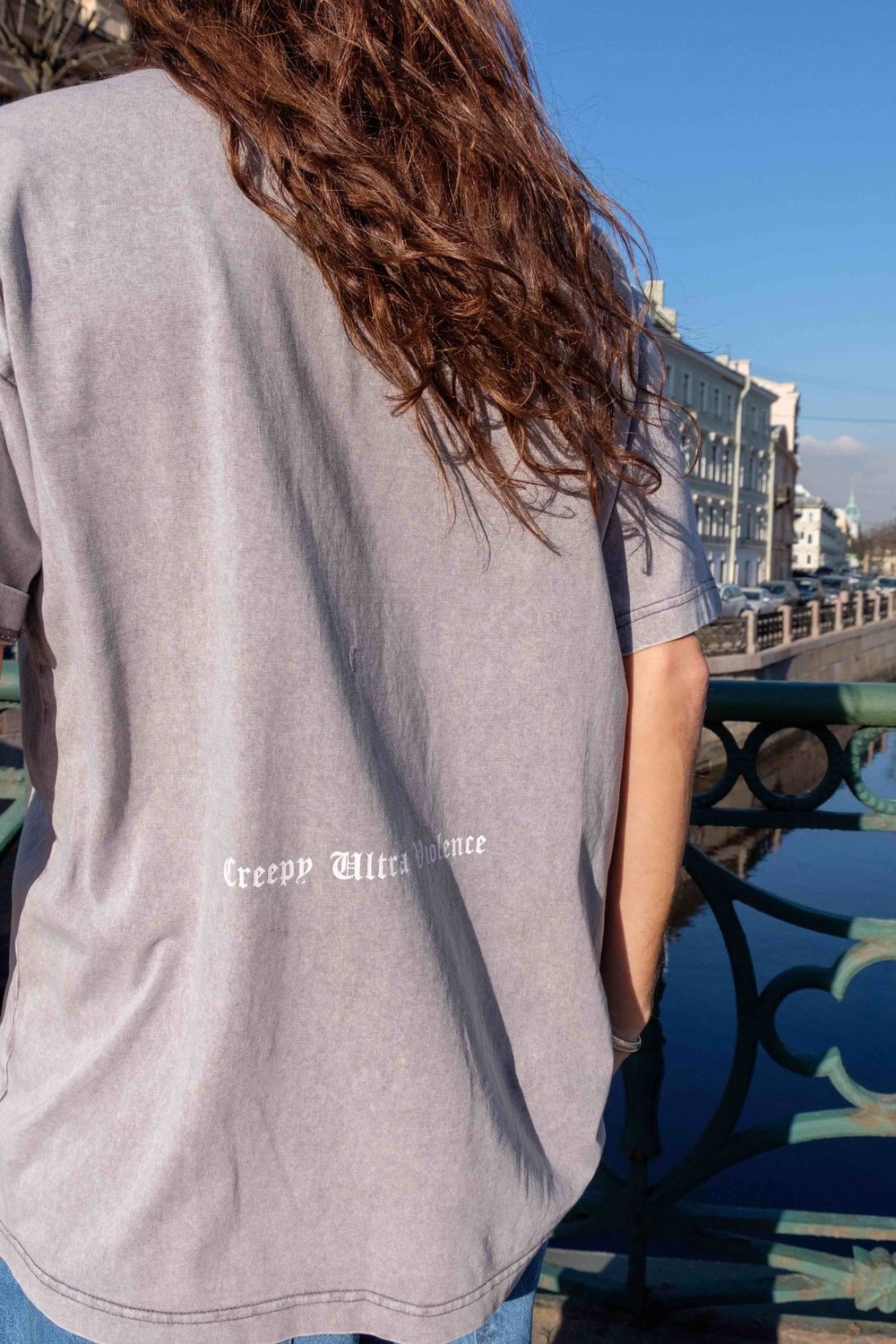 Футболка Creepy Clothing Сердце серая