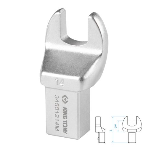 KING TONY (34501214M) Насадка рожковая серии "FIT", 14 мм, 14х18 мм