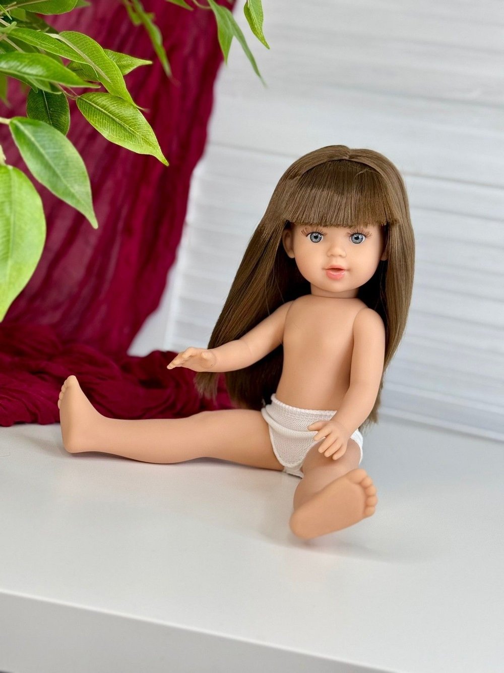 Кукла Marina and Pau 40cм,Marina без одежды в пакете (M13A4)