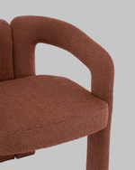 Стул Болинджер букле терракотовый