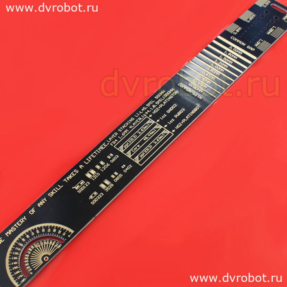 Линейка DIY 25 см