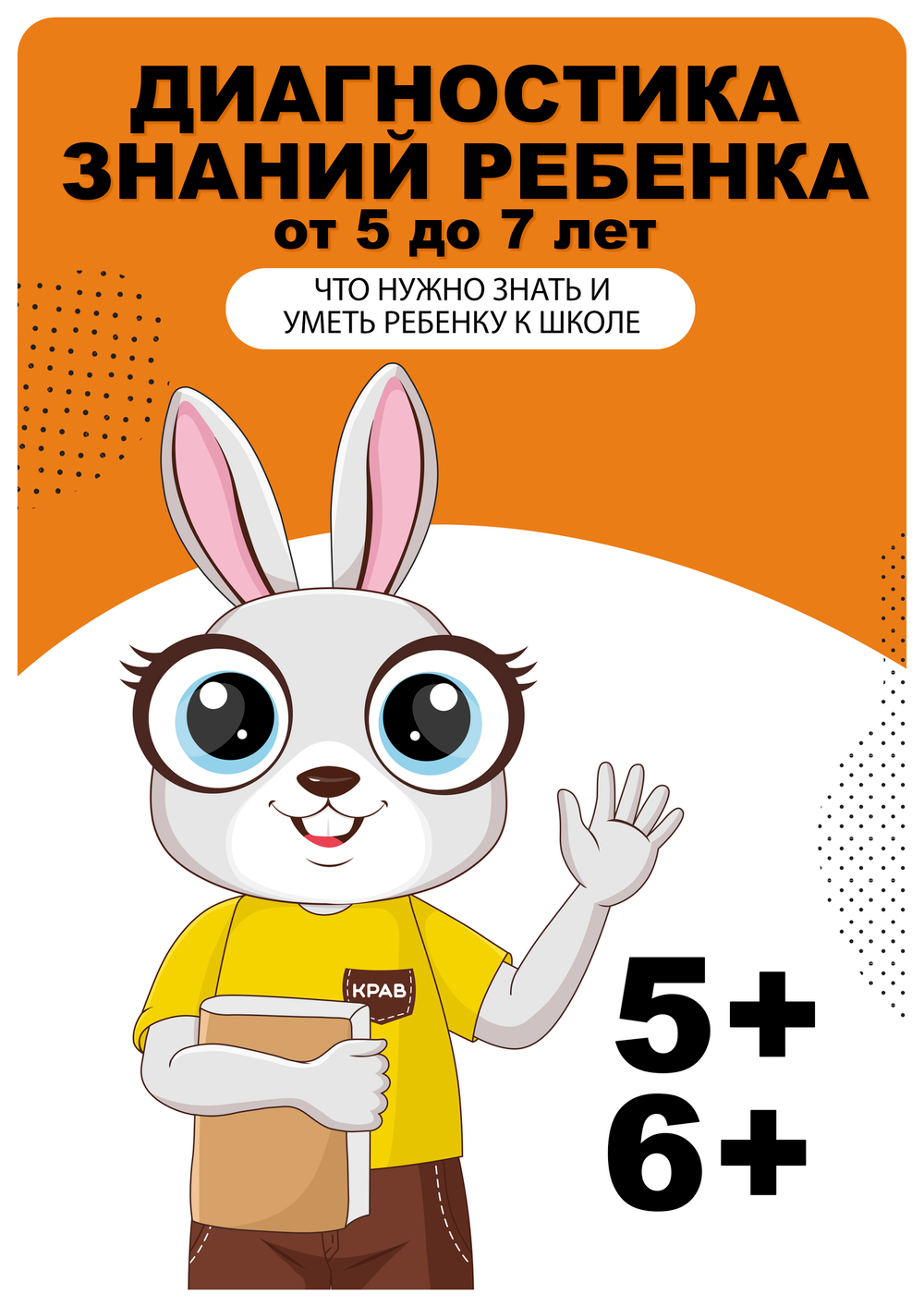 Диагностика знаний 5+ и 6+. Что крохе необходимо знать и уметь к школе