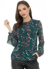 Блуза Волшебный шифон (грин) Diolche (Акция)