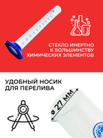 Набор, ареометр-сахаромер АС-3 0-25%, мерный цилиндр 100 мл.