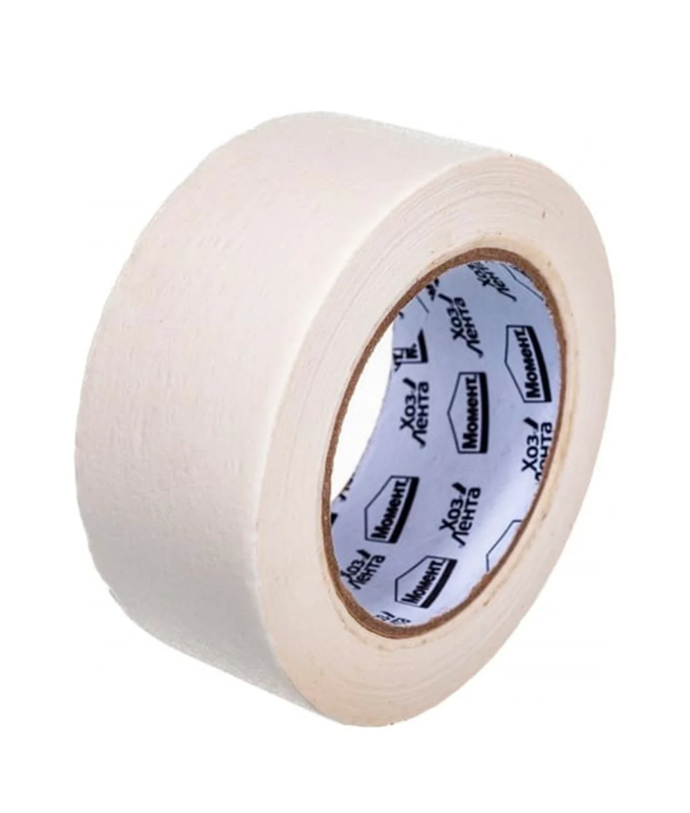 Малярная клеящая лента Момент Хозлента, 25 м