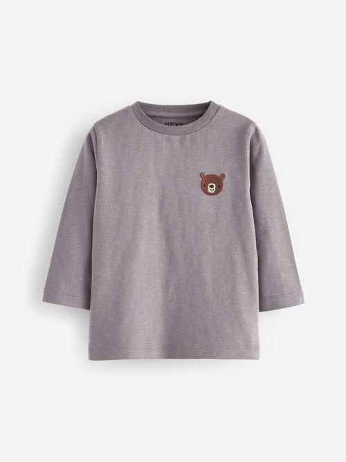 Лонгслив для мальчика Next N96-333, Серый