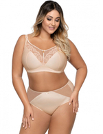 Бюстгальтер с мягкими чашечками без косточек (Размер: 105B) (Цвет: бежевый)