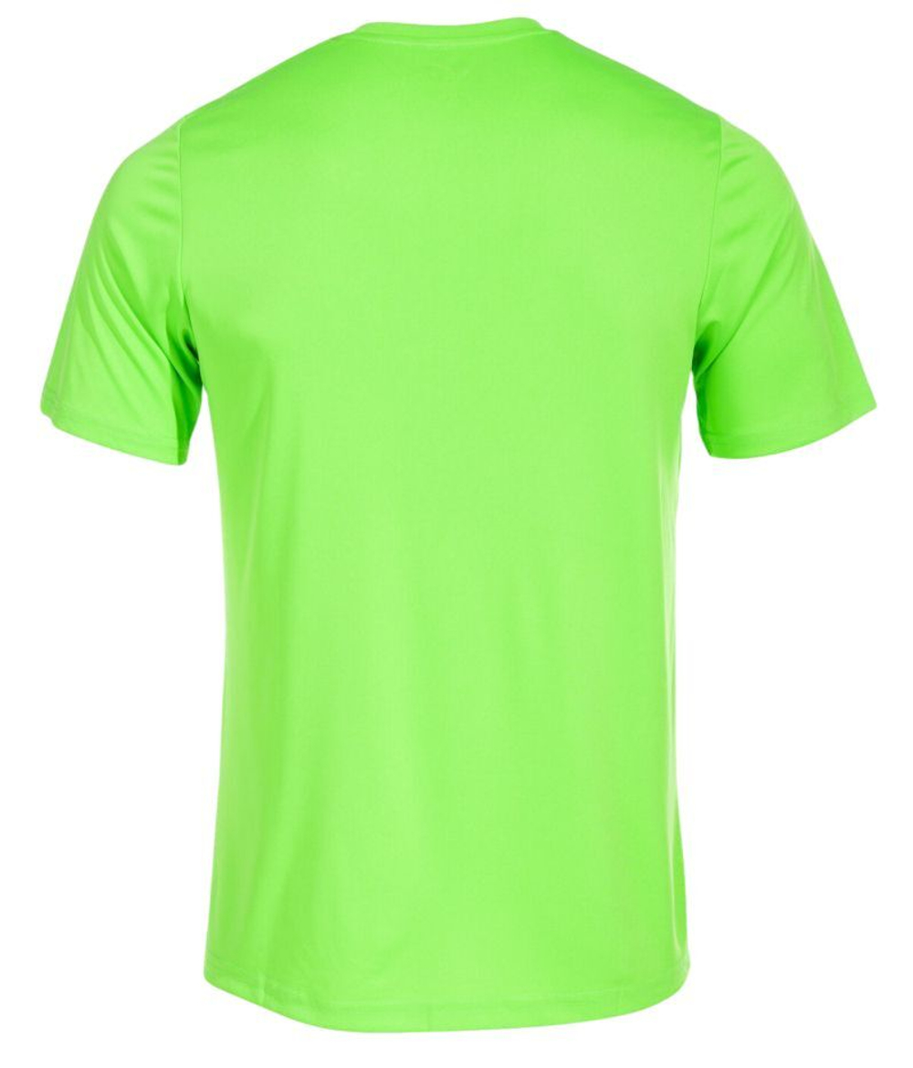 Мужская теннисная футболка Joma Combi Short Sleeve - green fluor
