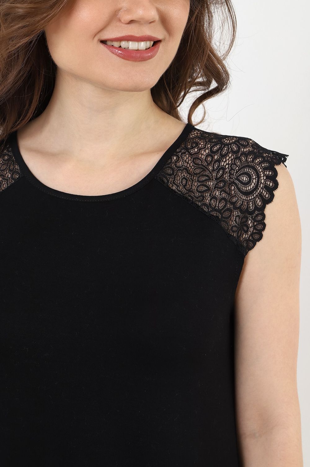 Ночная сорочка Мелоди-1 Виотекс ЧЁРНЫЙ