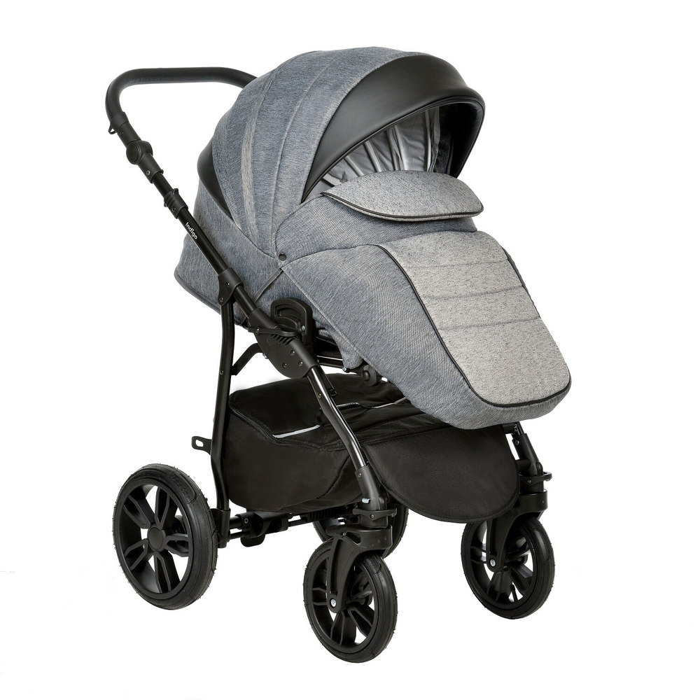 Коляска 2в1 INDIGO in 07 (черный)