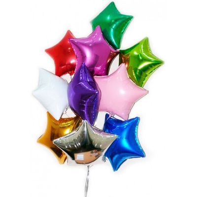 Шар фольгированный звезда