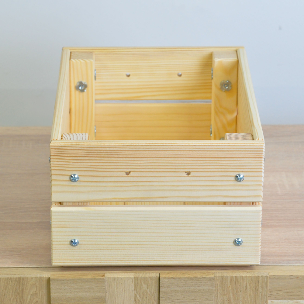 Dipriz Ящик для хранения вещей 33х23х15 из натуральной сосны, органайзер