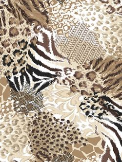 Постельное белье Сказка "Сафари" 1,5-сп Наволочка 50х70 см 1 шт Простынь 150х215 см Пододеяльник 145х215 см, перкаль