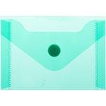 Папка-конверт на кнопке Attache, А7 (74*105мм), 180мкм, полупрозрачная, ассорти