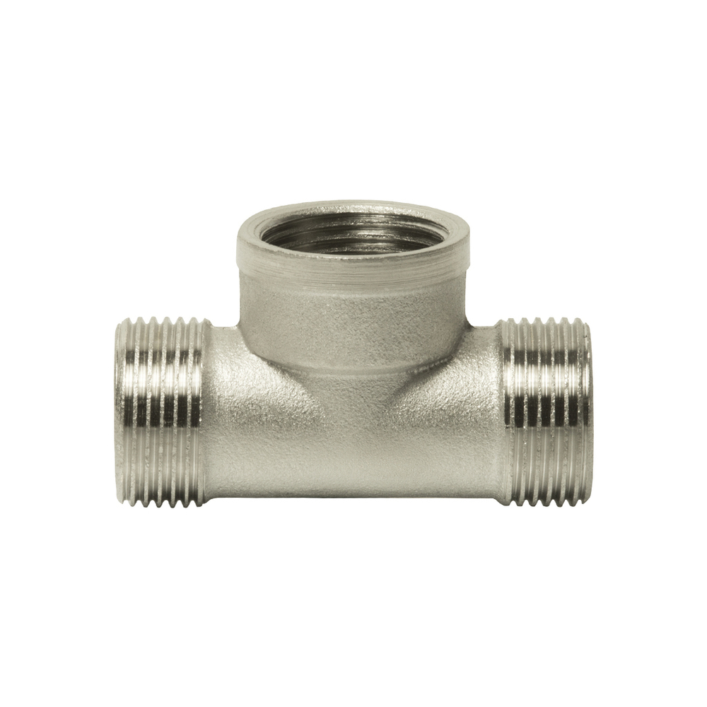 Тройник 3/4'' нар/вн/нар никель