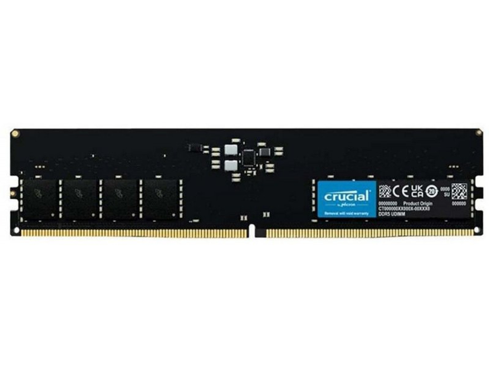 Оперативная память Crucial CT16G56C46U5, DDR5 1х 16ГБ 5600 МГц, DIMM, RTL
