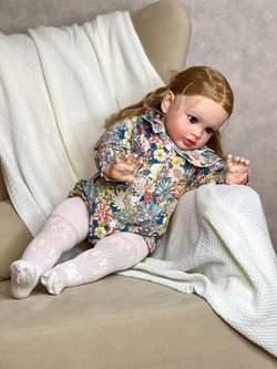 Кукла Реборн мягконабивная 65см в пакете (FA-512)