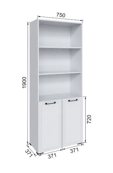 Стеллаж Бруклин 75ДС-2
