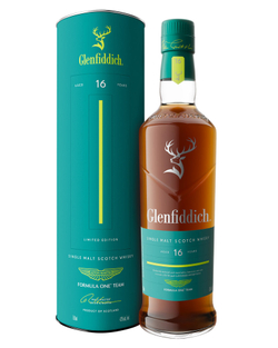Виски Glenfiddich 16 Y.O. Aston Martin F1 0,7 л. В тубе