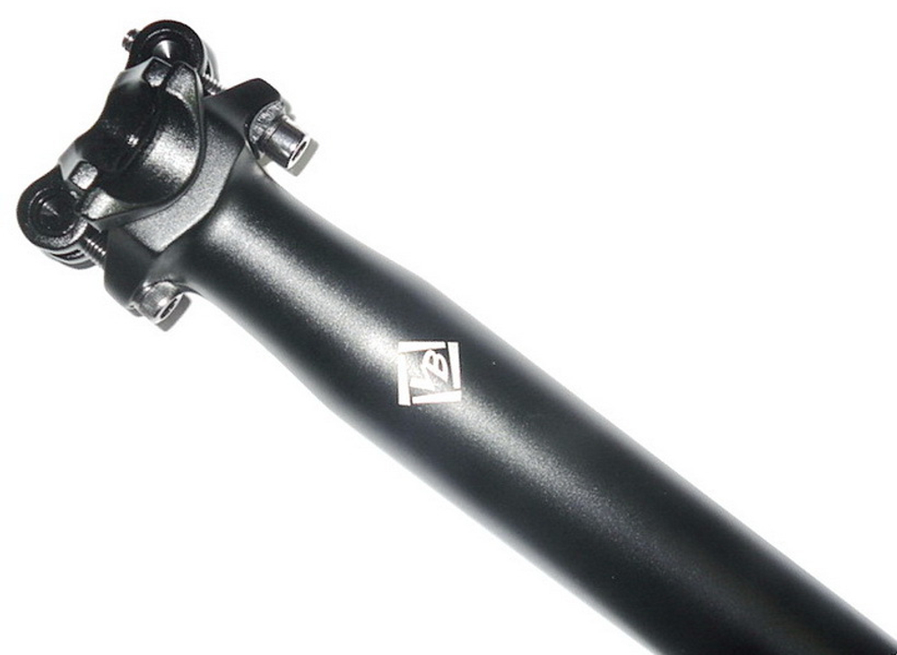 Штырь подседельный кованный AL-6061,  Φ34.9x400mm, чёрный MSP-268A