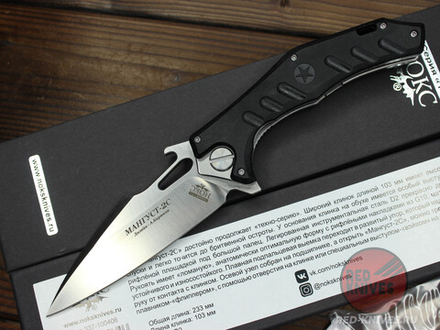 Складной нож НОКС Мангуст-2С 337-100406 c клинком из стали D2, рукоять G10
