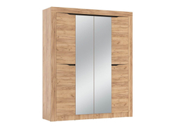 90.01 шкаф для одежды Флорида Дуб золотой / Венге