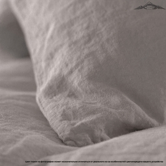 Вареный (стираный) хлопок, цв.Пепельно-бежевый меланж | ш.250 см | 145 г/м² | хлопок-100%