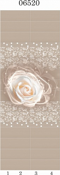 Панель ПВХ фотопечать 3D Panda Эдем 2700х250 мм