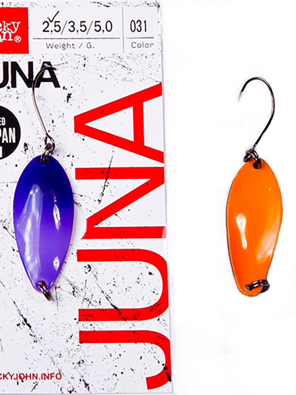Блесна колеблющаяся Lucky John JUNA длина 30мм/2,5г 046