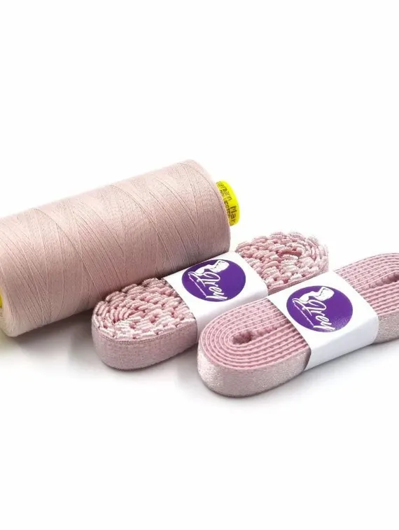 019 641/12 Резинка отделочная Lauma 12 мм, лотос 019